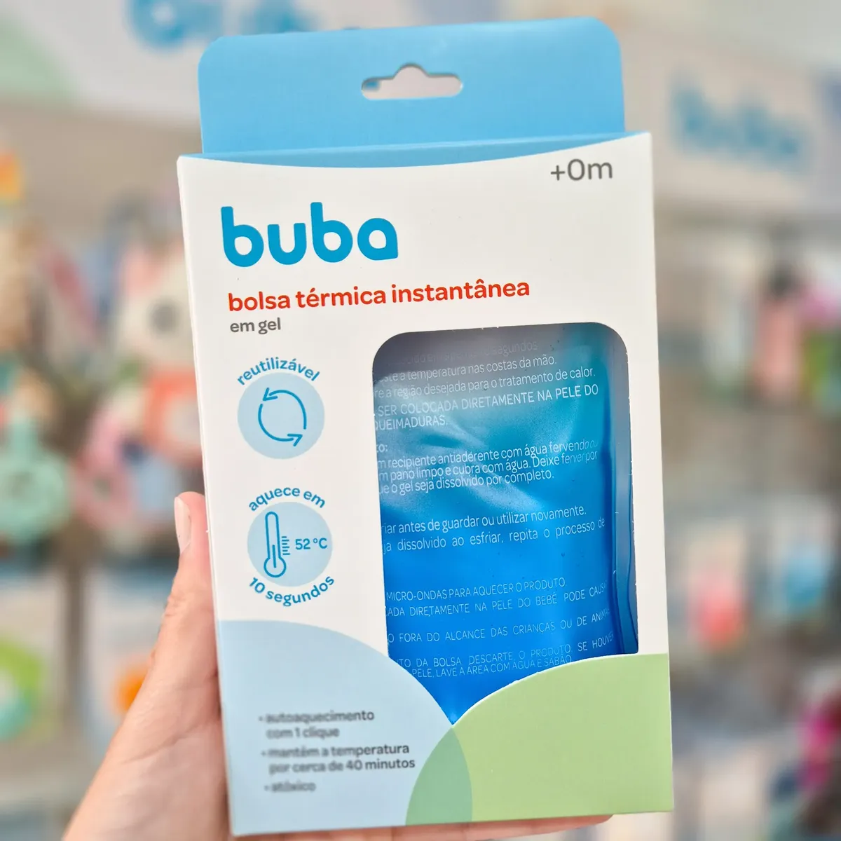 Bolsa Térmica Gel Instantânea Quente Fria Cólica Do